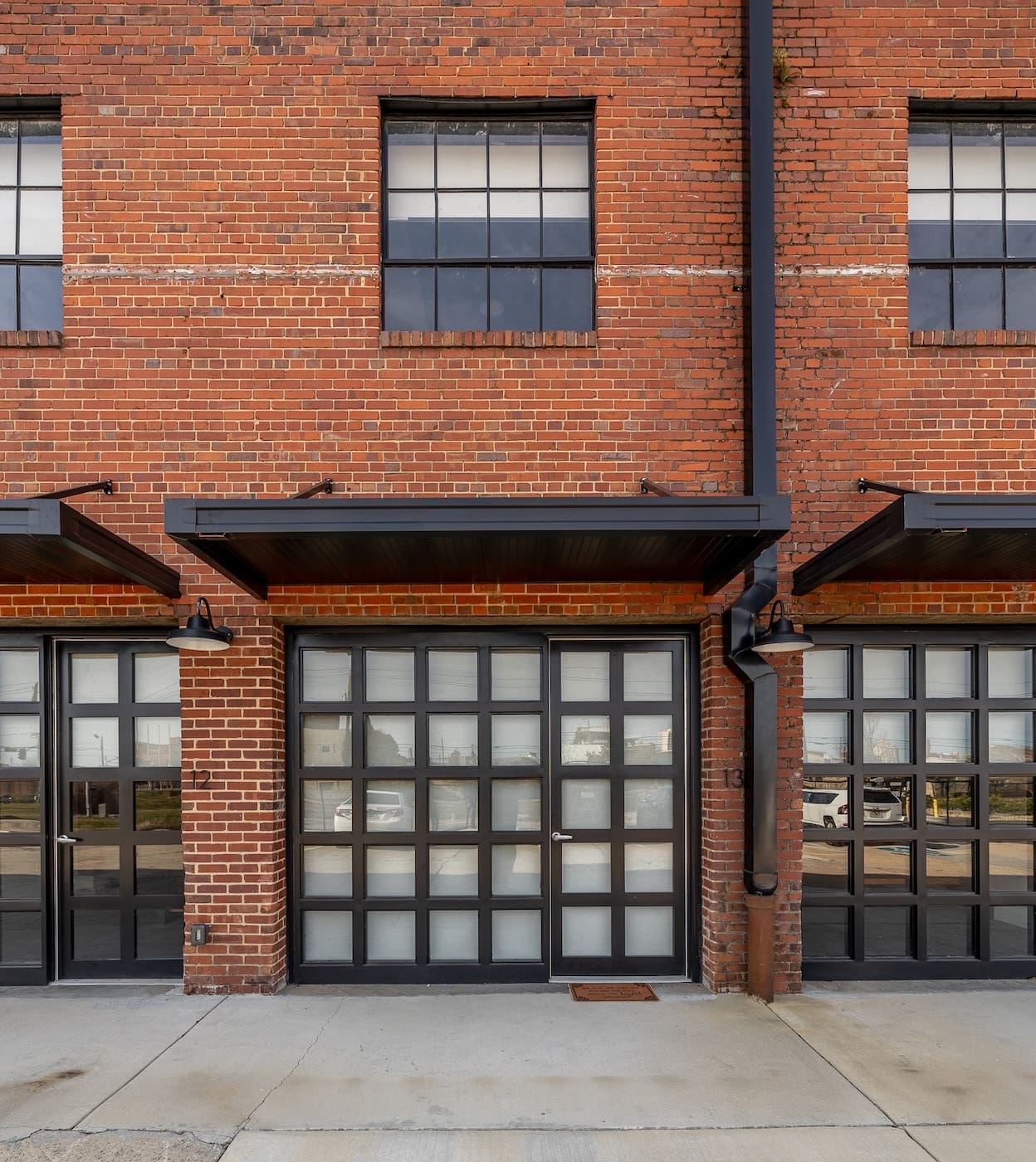 Typical door/window unit at completion of the project.